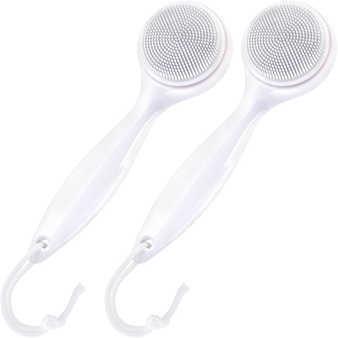 HINZIC 2 Pack Silicone Manual Facial Cleansing Brush, Skin Friendly Waterproof by HINZIC