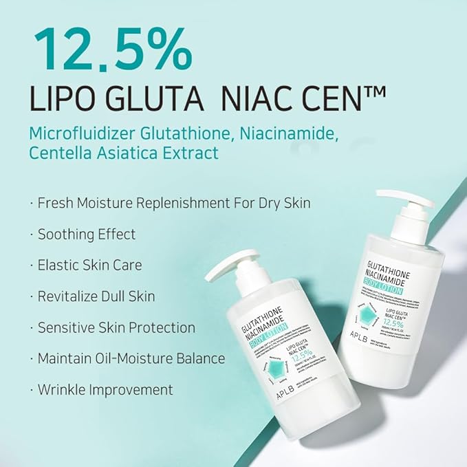 APLB Glutathione Niacinamide Body Lotion | LIPO GLUTA NIAC CEN™ 12.5% 10.14 - Image 3