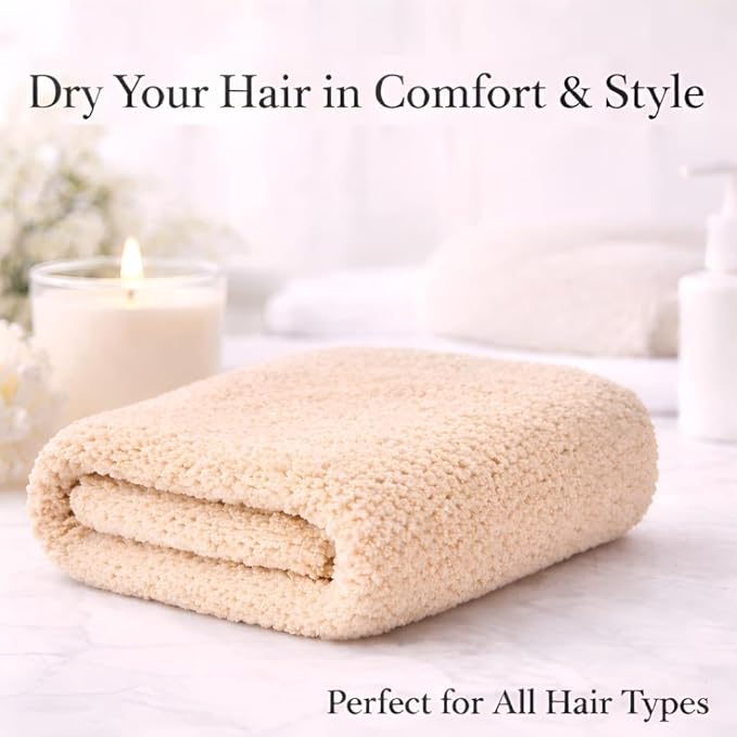 Luxury Microfiber Hair Towel Wrap - Image 5