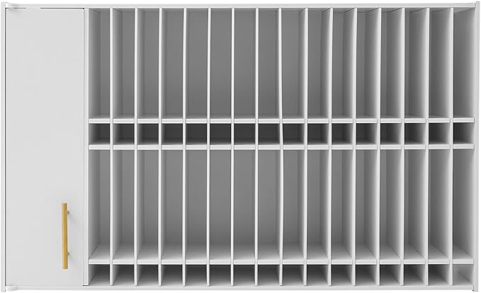 Professional Hair Color Organizer Rack, Wall Mounted Salon Storage Cabinet - Image 5