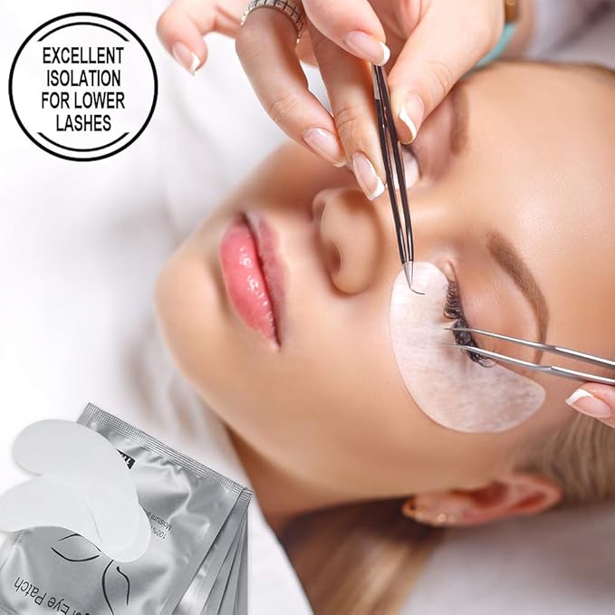Ocim 100 Pairs Under Eye Pads Lash Extensions, Hydrogel Gel Eye Patches - Image 6