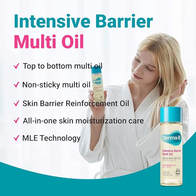 Derma B | Intensive Barrier Multi Body Oil | Moisturizing Non-Sticky Multi-Use - Image 2
