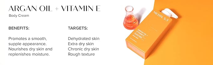 Medix 5.5 Argan Oil + Vitamin E Cream Anti Aging Skin Care Moisturizer Body - Image 8