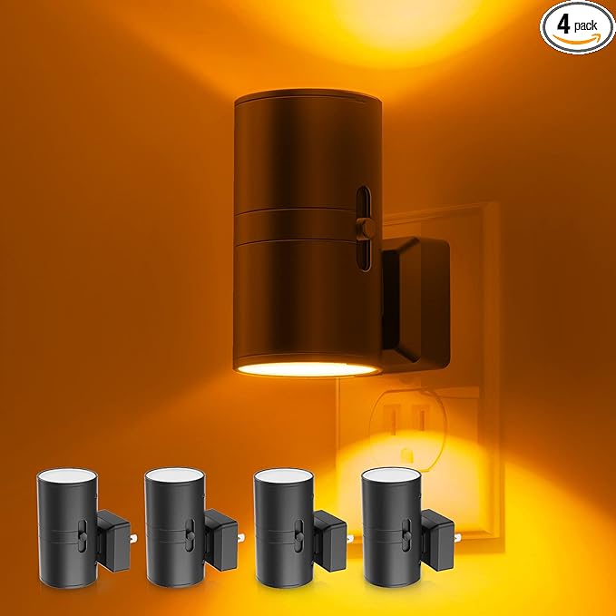 L LOHAS LED Night Light, Amber Nightlight, Dimmable Night Light, Light Sensor by LLOHASLED