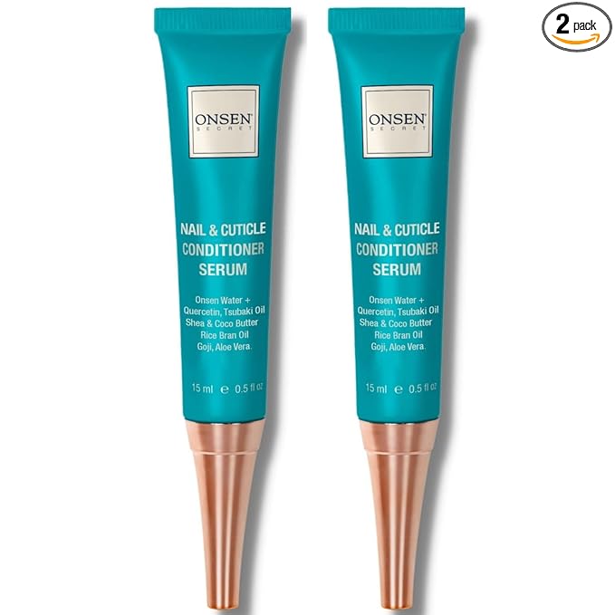 Onsen Nail & Cuticle Cream Treatment w/Japanese Tsubaki, Jojoba & Lavender Oil by OnsenSecret