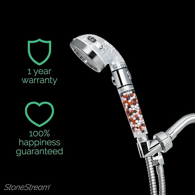 Original StoneStream Filtered Shower Head, Eco Power High Pressure Water - Image 8