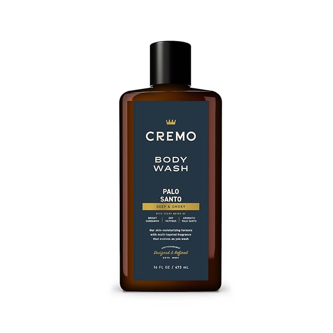 Cremo Body Wash for Men, Rich-Lathering Palo Santo, 16 Fl Oz by CremoCompany