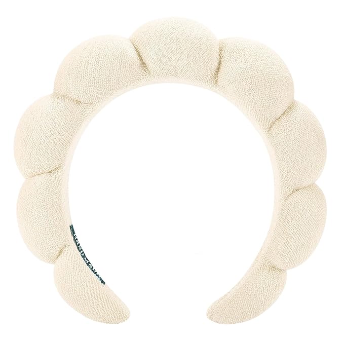 Spa Headbands for Washing Face Makeup Skin Care Women Bubble Facial Beauty by TYSSELY
