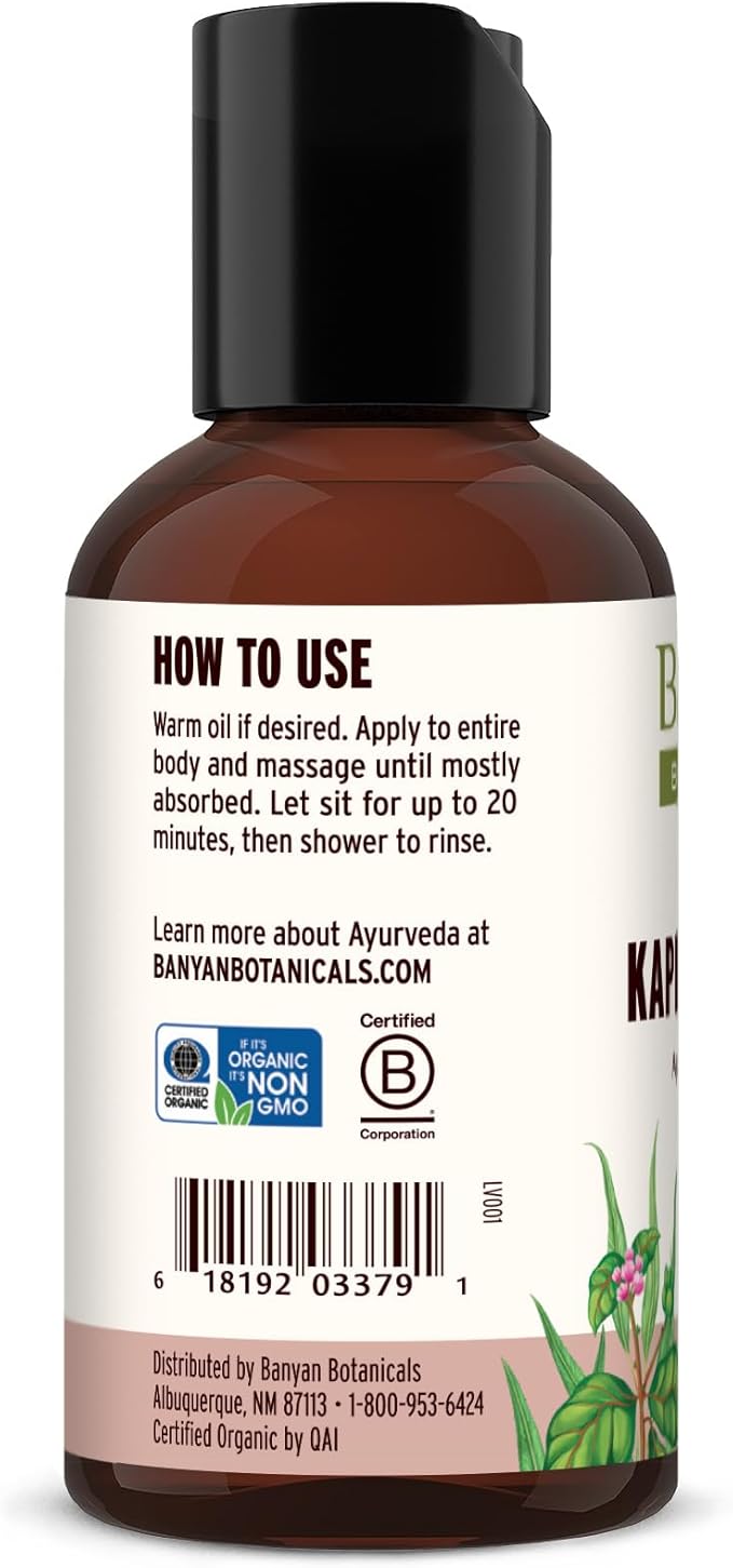 Banyan Botanicals Kapha Massage Oil – Organic Massage Oil - Image 6