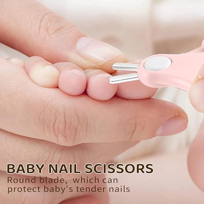 Baby Nail Kit with Cute Owl Case – Newborn Manicure & Pedicure Set with Nail - Image 3