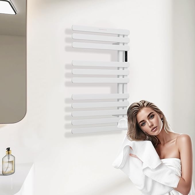 Electric Towel Warmer Rack, Heating Towel Warmer, Timer & Temperature Control - Image 5