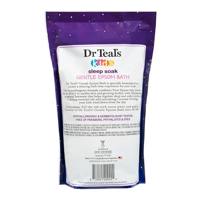 Dr Teal's Kids Gentle Epsom Bath Sleep Soak - Image 3