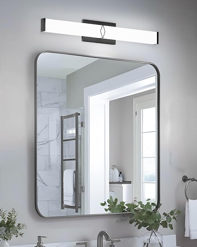 Modern Bathroom Light Fixtures, 24inch Dimmable LED Bathroom Vanity Lights Over - Image 6