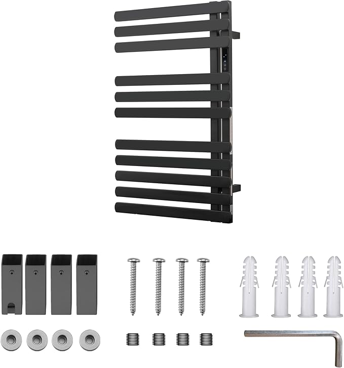 Electric Towel Warmer Rack, Heating Towel Warmer, Timer & Temperature Control - Image 7