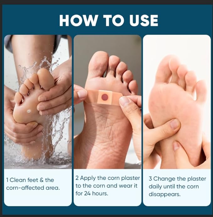 96P Corn Remover Pads for Feet and Toes, Extra Strength 40% Salicylic Acid - Image 6