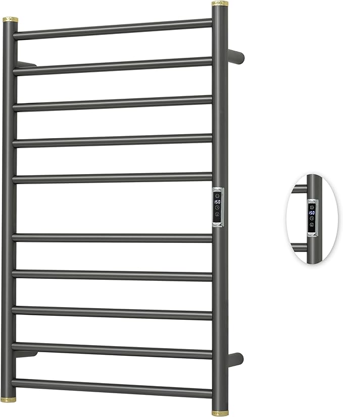 Electric Towel Warmer Rack, Heating Towel Warmer, Timer & Temperature Control - Image 9