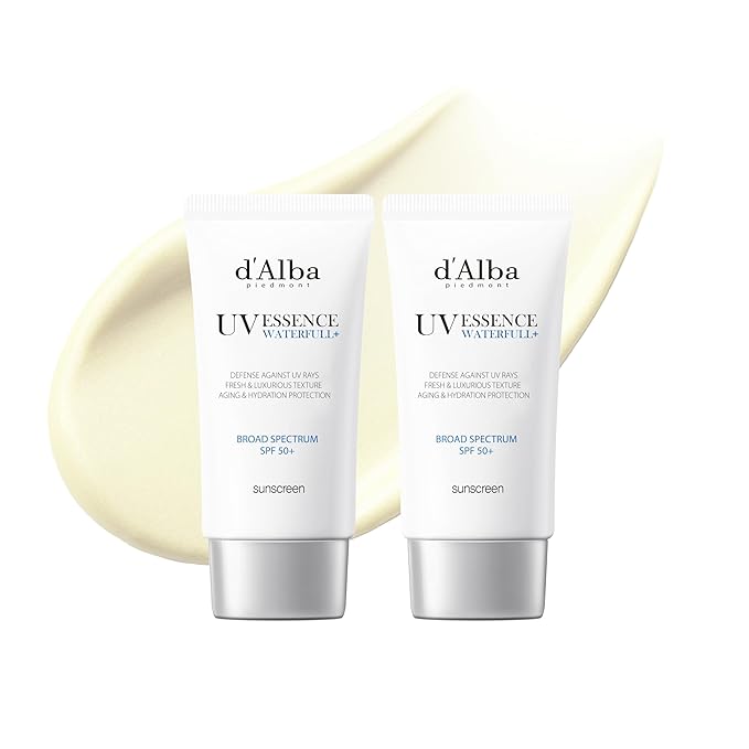 d'alba Piedmont Italian White Truffle Waterfull Essence Sunscreen, Vegan by dalbaPiedmont