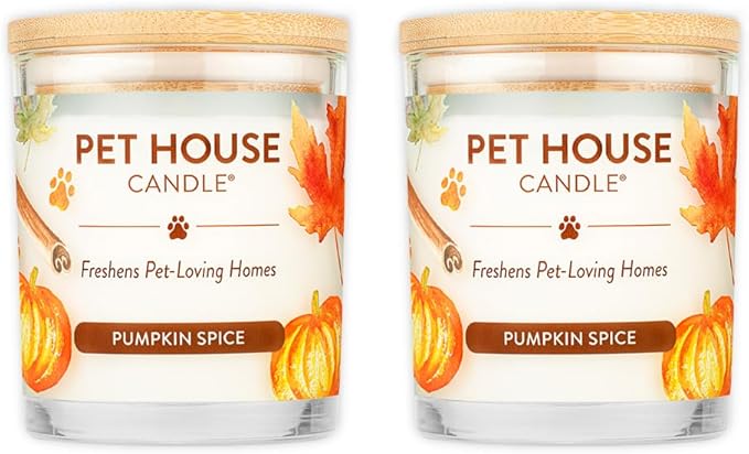 One Fur All Pet House Fall Candles, Long Lasting, Clean Burning, Soy Wax by OneFurAll
