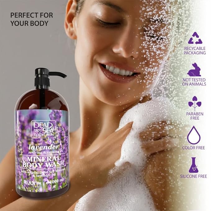 Dead Sea Collection Lavender Body Wash - Image 4
