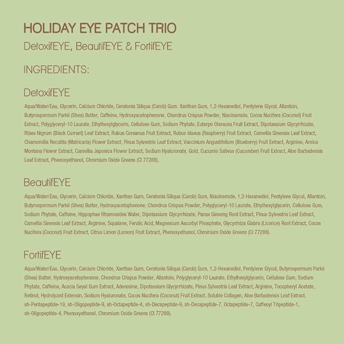 Pixi Beauty Holiday Eye Patch Trio | 3 Single Use Eye Patches - Image 8