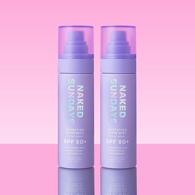 Naked Sundays SPF 50 Hydrating Glow Face Mist - Image 2
