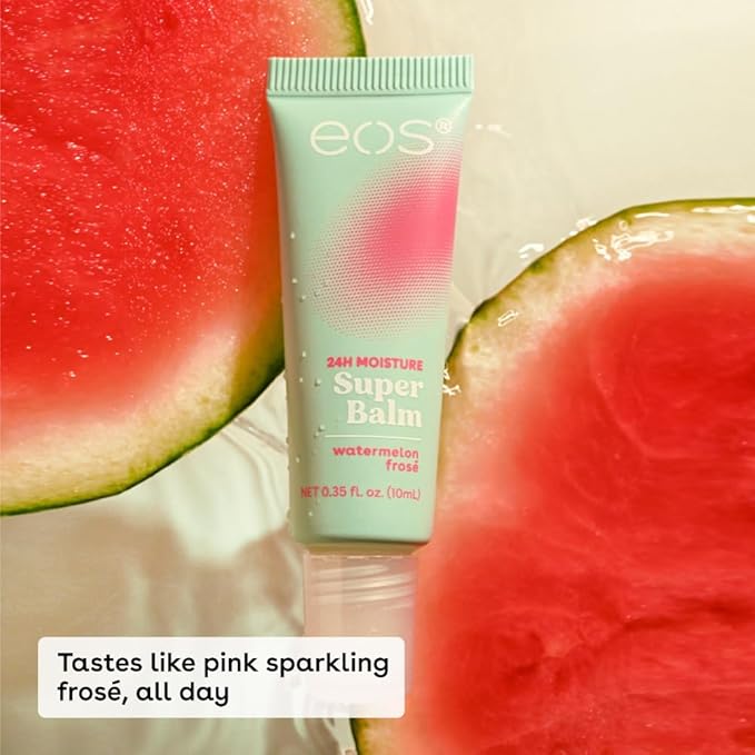 eos 24H Moisture Super Balm- Watermelon Frosé, Lip Mask, Day or Night Lip - Image 2