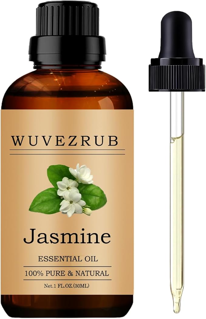 Jasmine Essential Oils, 30ML Pure and Natural Essential Oil by WUVEZRUB