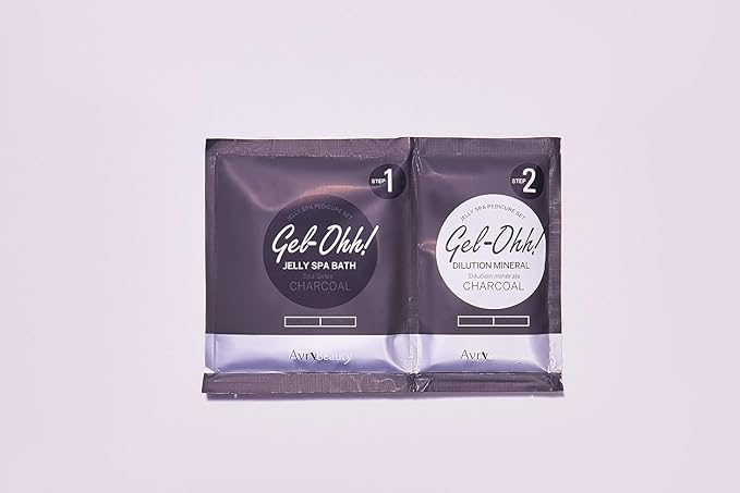 AvryBeauty Gel-Ohh Jelly Spa Bath 3 Pack, Charcoal Infused, Ginger and - Image 3