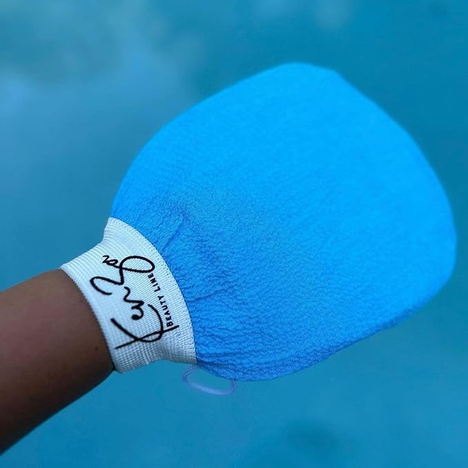 Deep Exfoliating Gloves for Shower Naturally Exfoliate Away Dead Skin, - Image 4