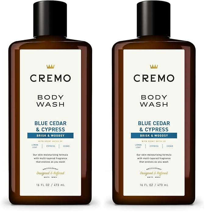 Cremo Body Wash for Men, Rich-Lathering Cypress and Cedar, 16 Fl Oz by CremoCompany