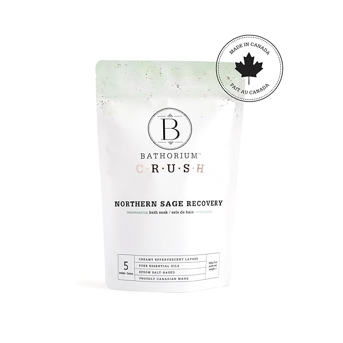 Bathorium Northern Sage Recovery Crush, Revitalizing Bath Soak, Dead Sea & - Image 2