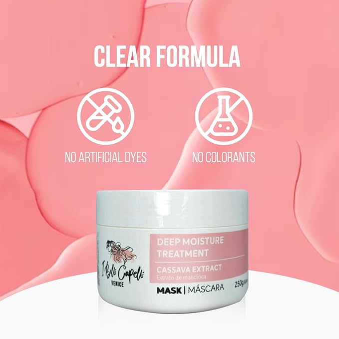 I Belli Capelli Venice Cassava Extract & Argan Oil Hair Mask - - Image 7