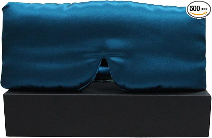 100% Mulberry Silk Eye Mask Blackout Sleeping Eye Cover by RunGrape