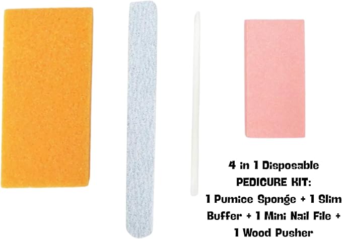Disposable Nail Care Kit Set, 4-in-1 Pedicure Kit - Image 2