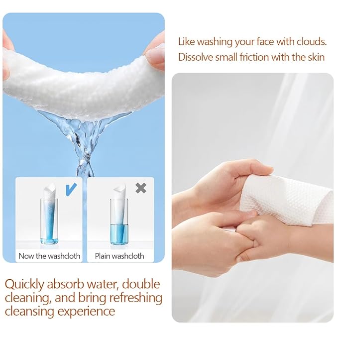 ​Disposable Face Towel hot face Towel, Wet Wipes AK-SHIP Towels Suitable - Image 4