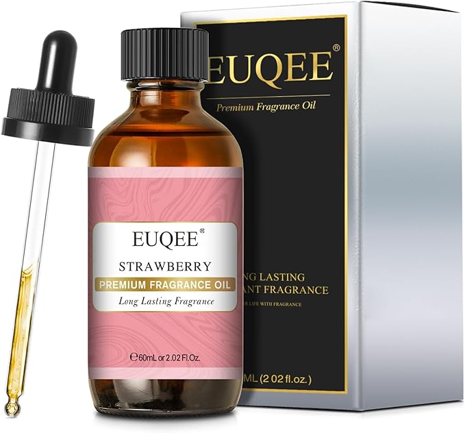 EUQEE 2.02 Fl oz Strawberry Fragrance Oil, Premium Strawberry Essential Oil - Image 8