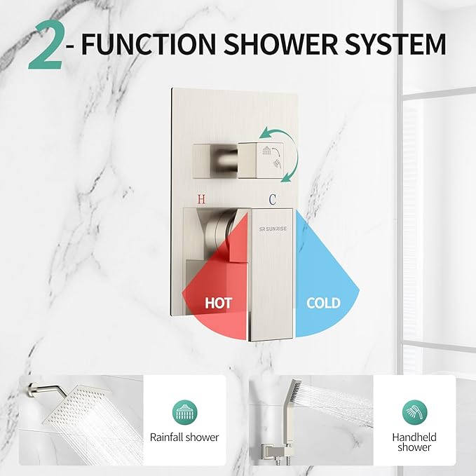 SR SUN RISE Shower Faucet Set - Image 4