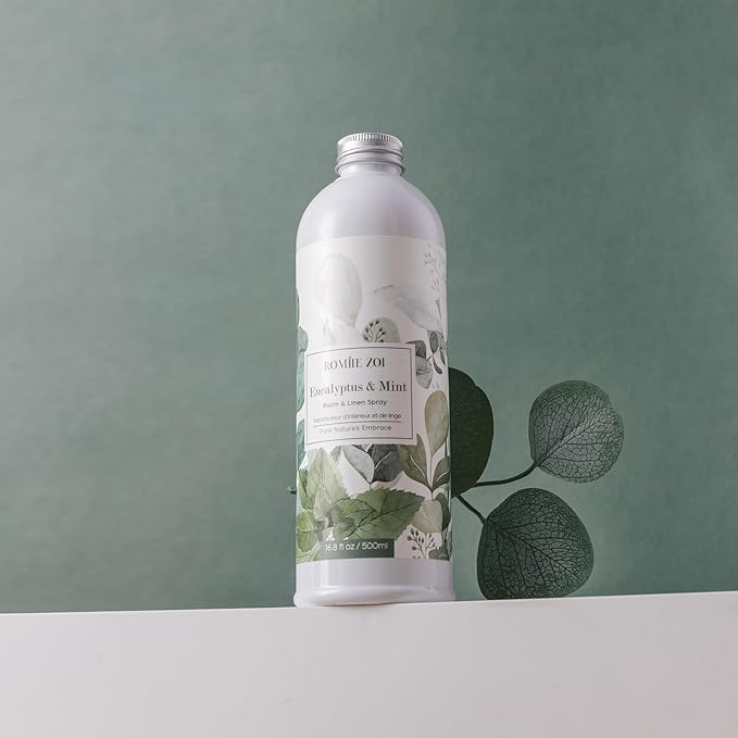 ROMIIE ZOI Eucalyptus Mint Room Spray Refill - 500ml / 16.8 Fl Oz - Soothing - Image 6