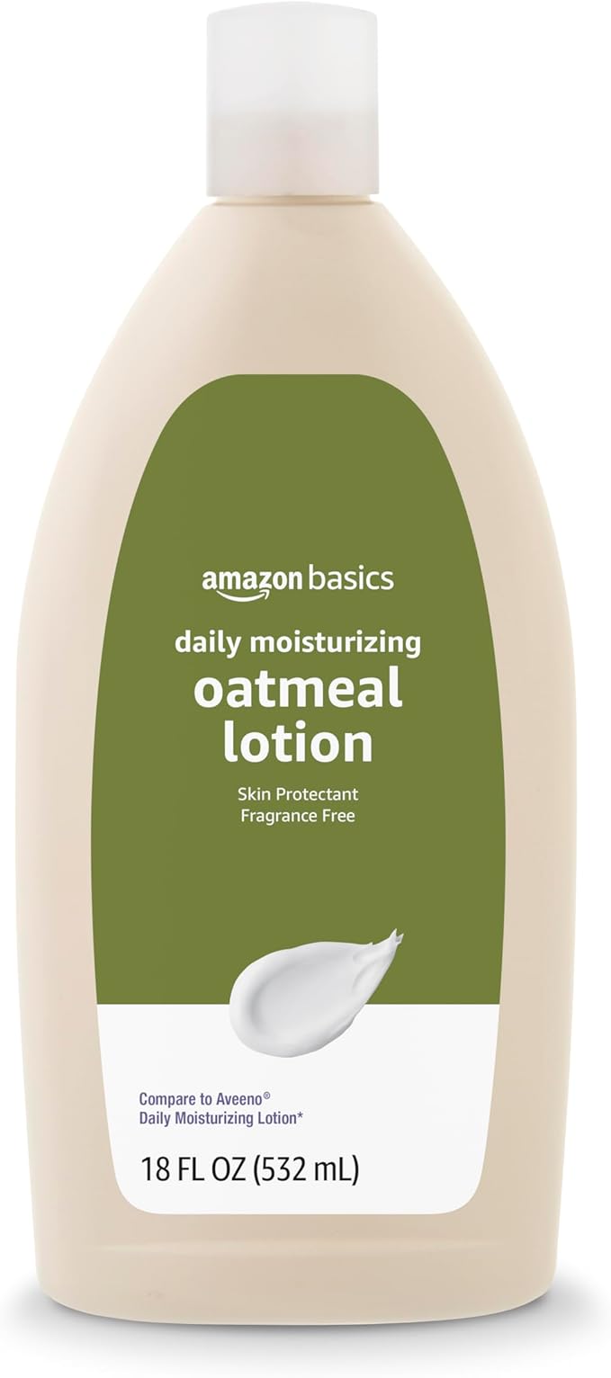 Amazon Basics Daily Moisturizing Oatmeal Body Lotion, Fragrance Free, - Image 2