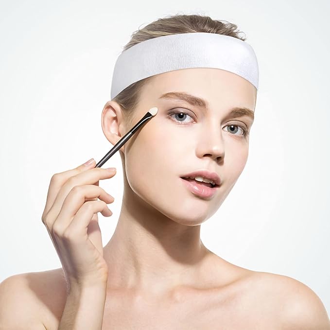 Pimoys 60 Count Spa Headband for Women Disposable Skincare Headbands for - Image 6