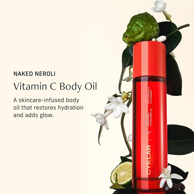 CYKLAR Vitamin C Body Oil for Women and Men. Moisturizing Naked Neroli Scented - Image 2