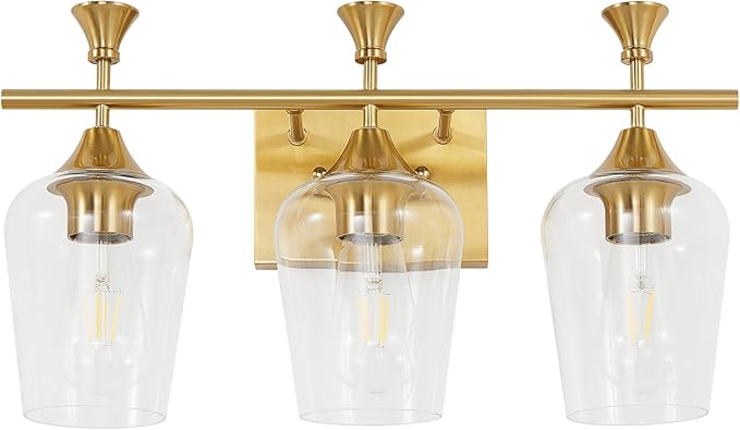 Bathroom Light Fixtures, Brushed Gold Vanity Lights by BringBrightnesstoYourLife