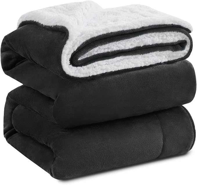 KAWAHOME Sherpa Fleece Twin Size Blanket by KAWAHOME
