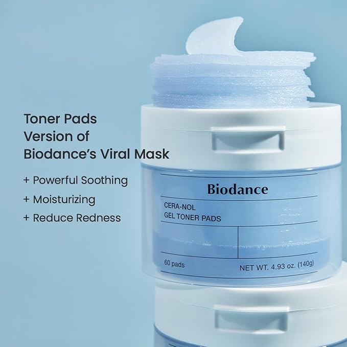 Biodance Cera-NOL Gel Toner Pads, Deep Hydrating & Soothing Toner Pads - Image 5