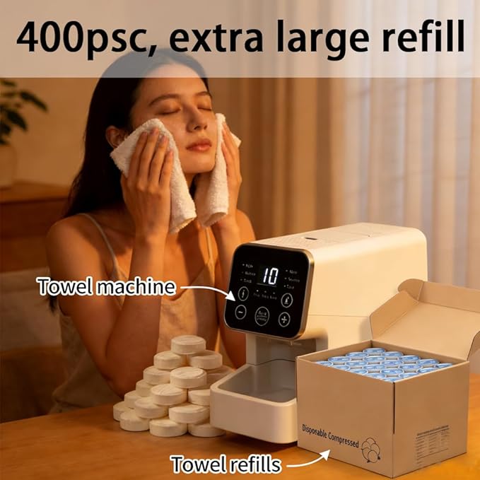 Hot Face Towel Warmer Replacement Towels, Compatible Refills - Image 4