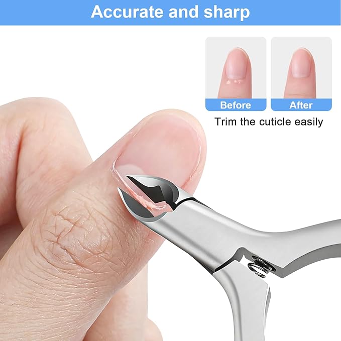 CGBE Cuticle Trimmer, Professional Cuticle Nippers Remover Tools, Non-slip - Image 4