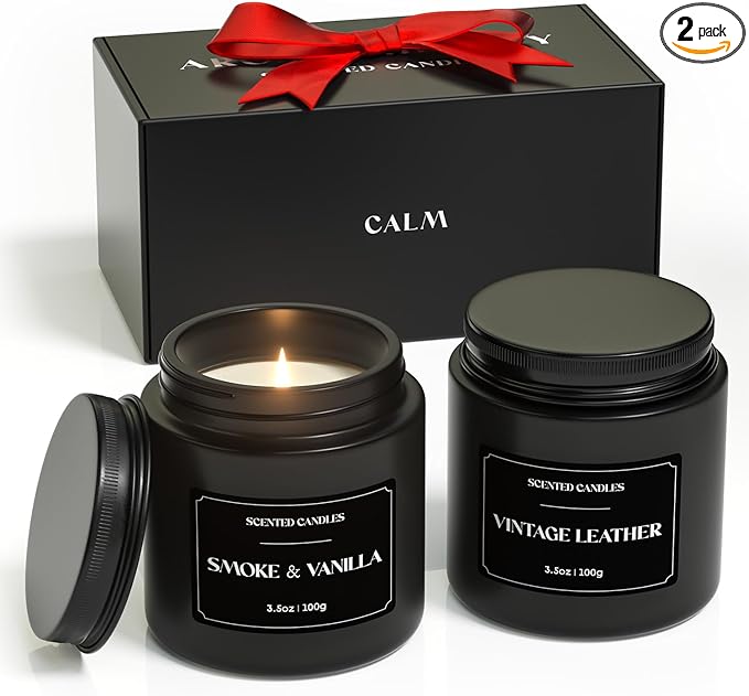 NORVENCE Scented Candles Gift Set, Stress Relief Candles by NORVENCE