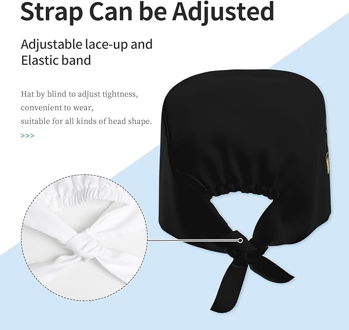 Alligator Ice Cream Working Cap, Scrub Cap - Image 4