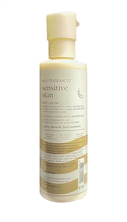Bath & Body Works Sensitive Skin Milk Fragranced 3 Piece Body Lotion Gift Set - Image 3