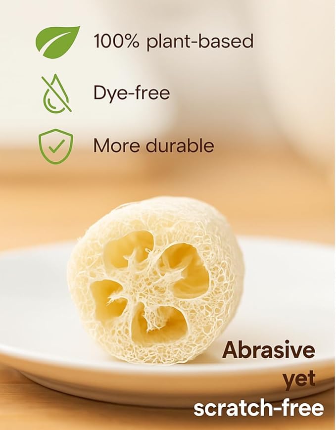 Loofah Body Scrubber Sponge 6-Pack - Image 2